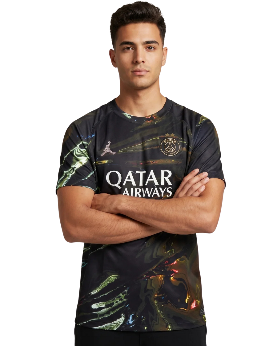 Maillot PSG - Champions d'Europe Back 2 Back Jordan Night Edition 25/26